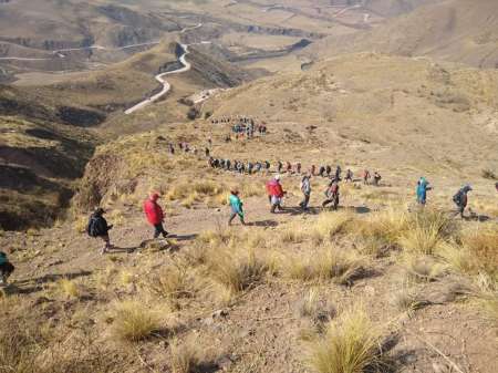 Caminaron más de 200 km para renovar su pacto de fidelidad al Señor y la Virgen del Milagro.