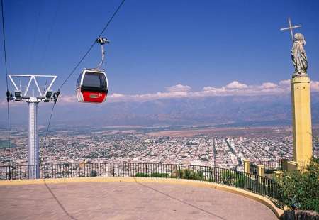 Teleferico de Salta. Vista desde Cerro San Bernardo
