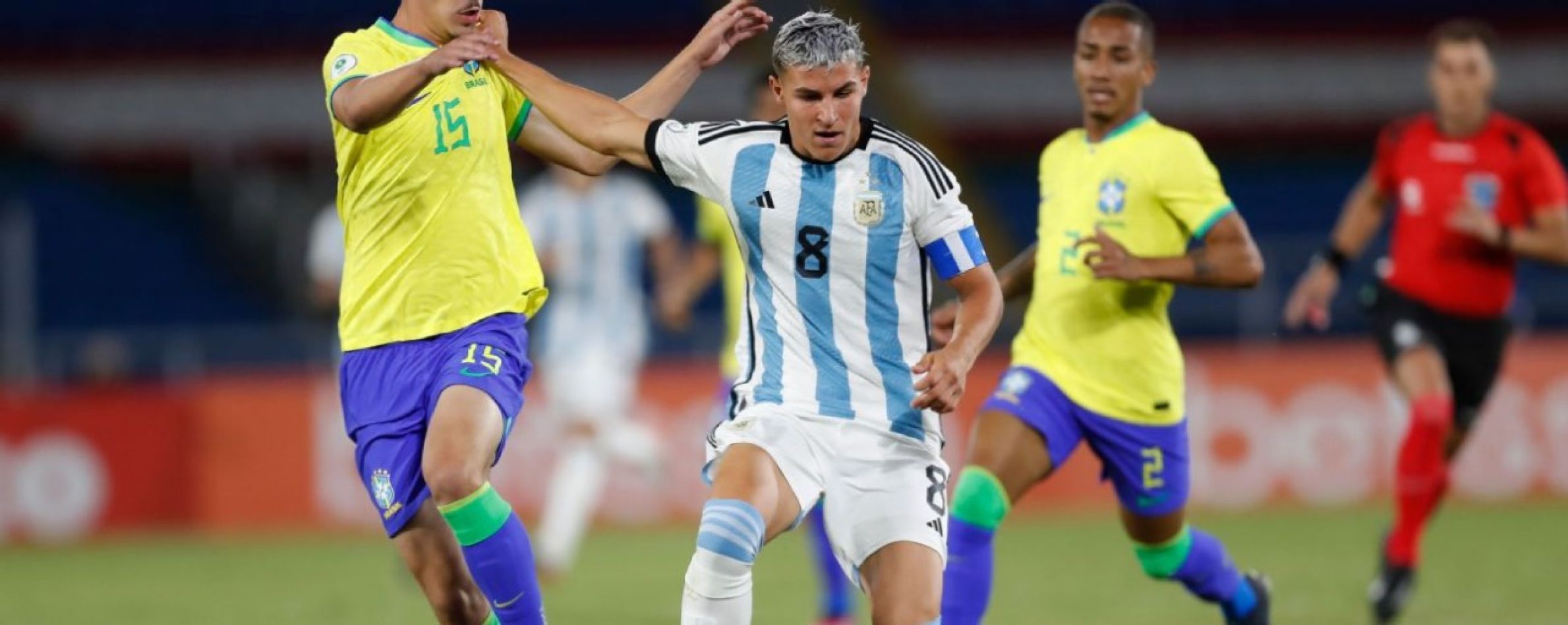 La Selección Argentina Sub 20 perdió 3 a 1 ante Brasil en el Sudamericano