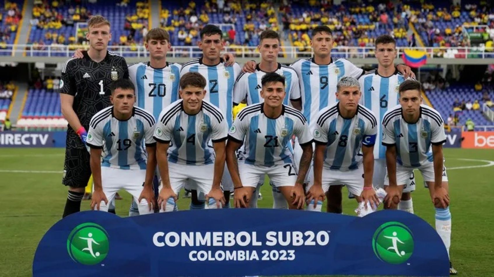 La Selección Argentina Sub 20 se juega ante Colombia la clasificación hoy a las 21.30