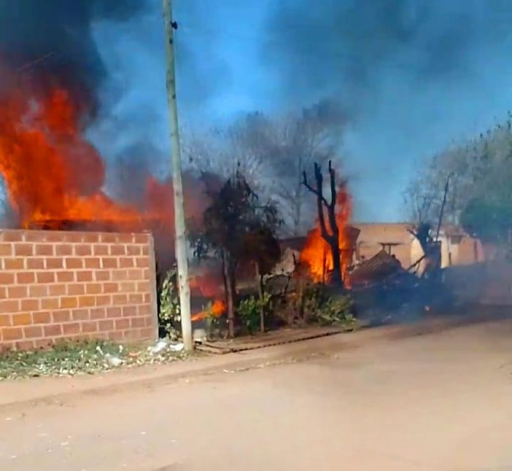 Tragedia en Apolinario Saravia: se incendió una casa y murieron una bebé y su abuelo