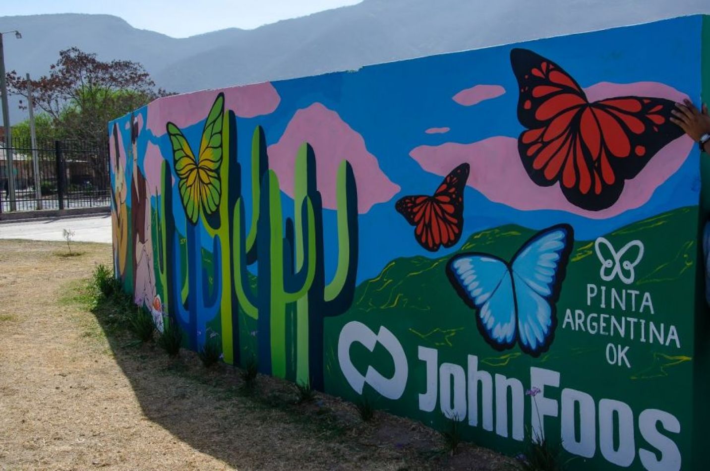 En el Día Mundial de la Paz se inauguró un mural en el Parque de la Familia