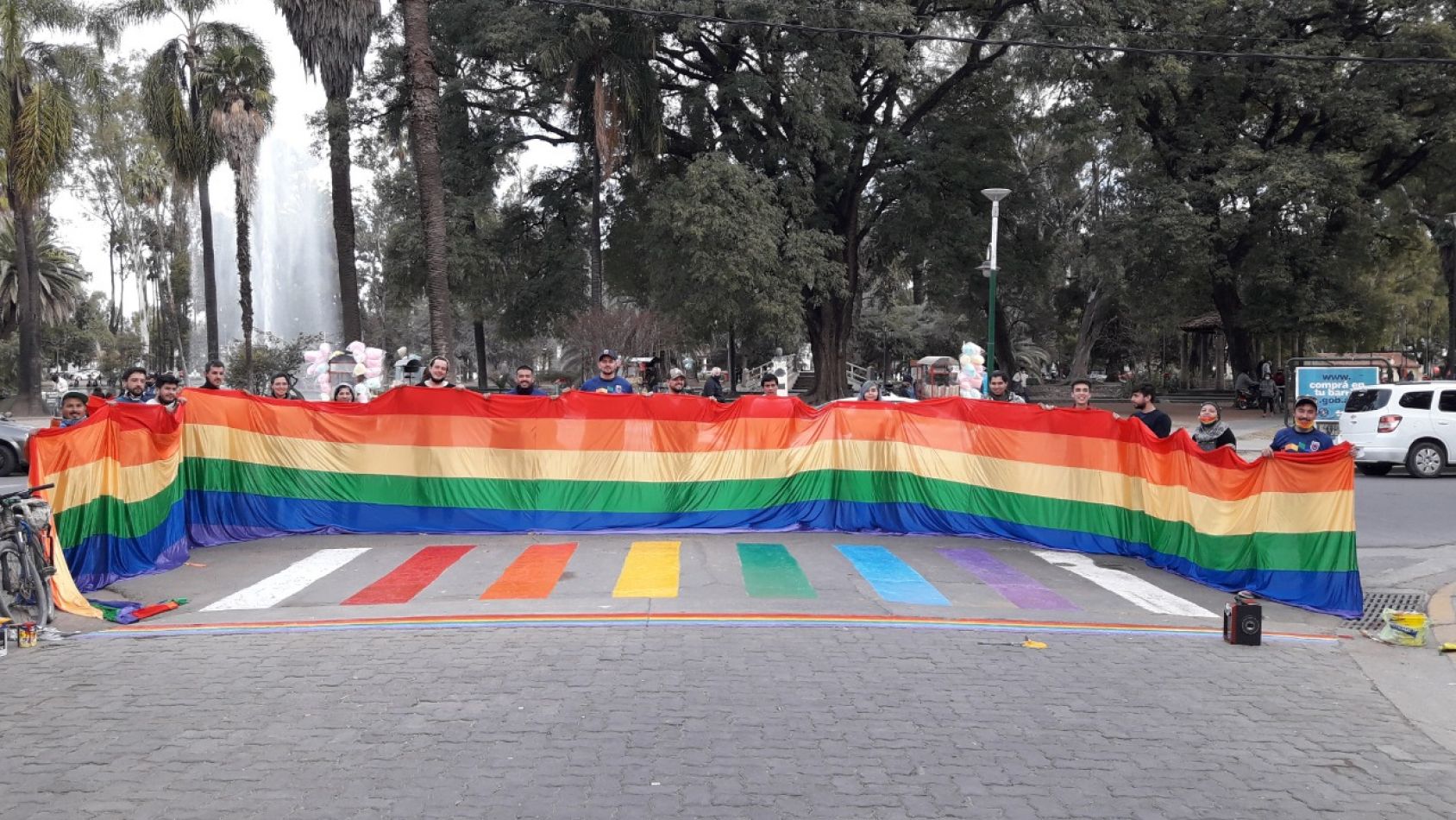 Hoy se realizará el izamiento de la bandera del Orgullo en el nuevo Paseo de la Diversidad