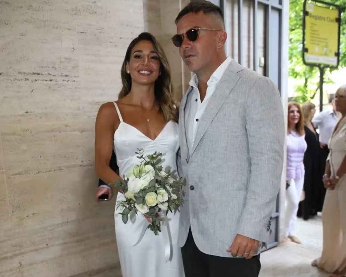 Sol Pérez se casó por civil con Guido Mazzoni en una emotiva ceremonia