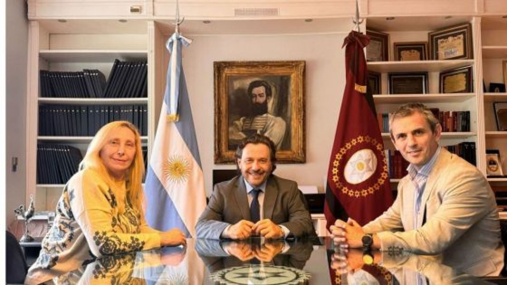 Gustavo Sáenz se reunió con Karina Milei