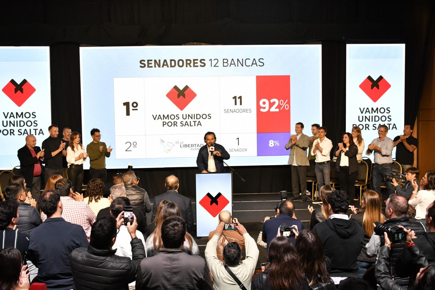 Gustavo Sáenz resaltó la contundente victoria