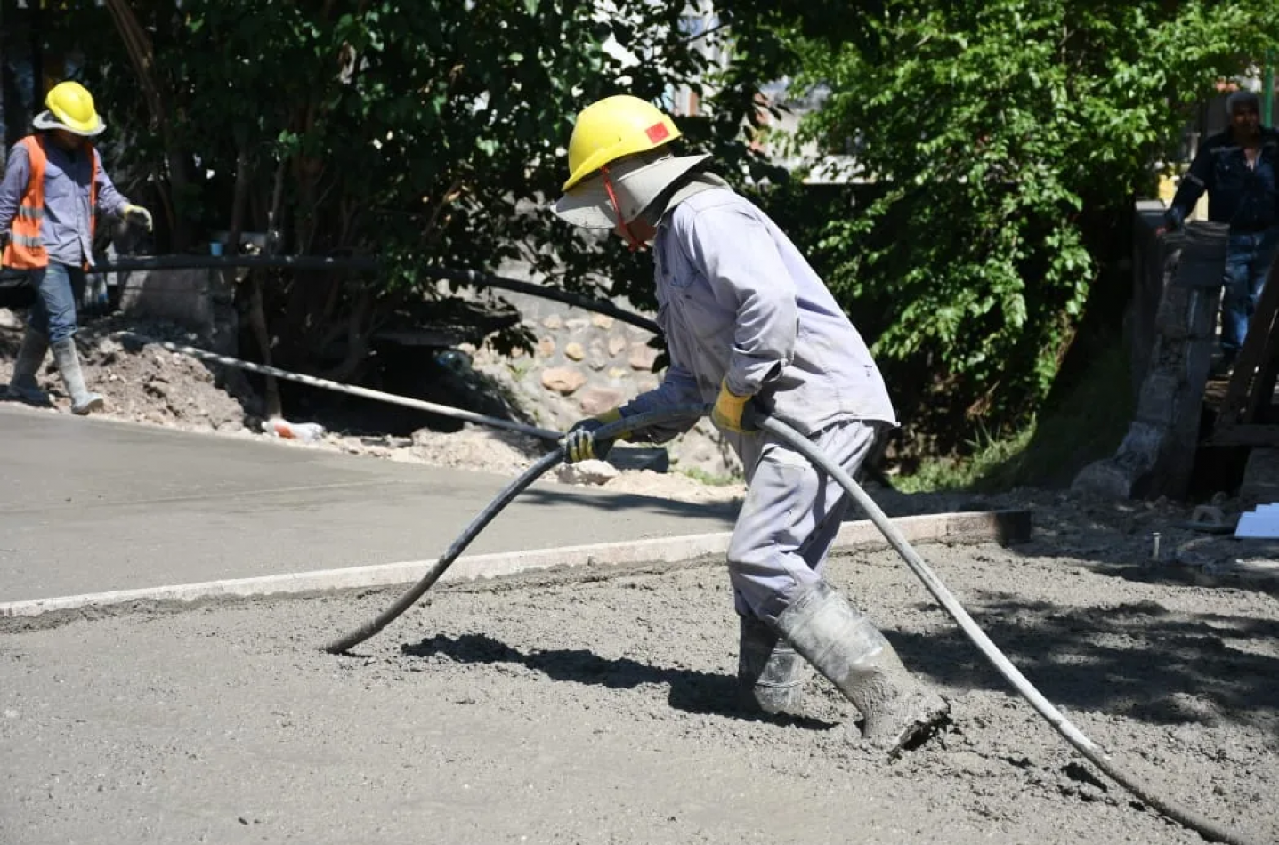 Nuevo hormigón en Olavarría y San Martín