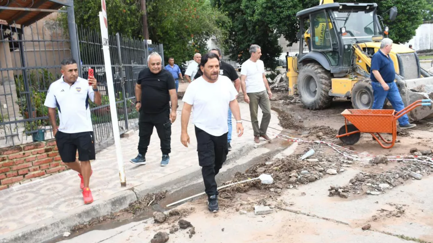 Sáenz supervisó el operativo en El Galpón y Metán