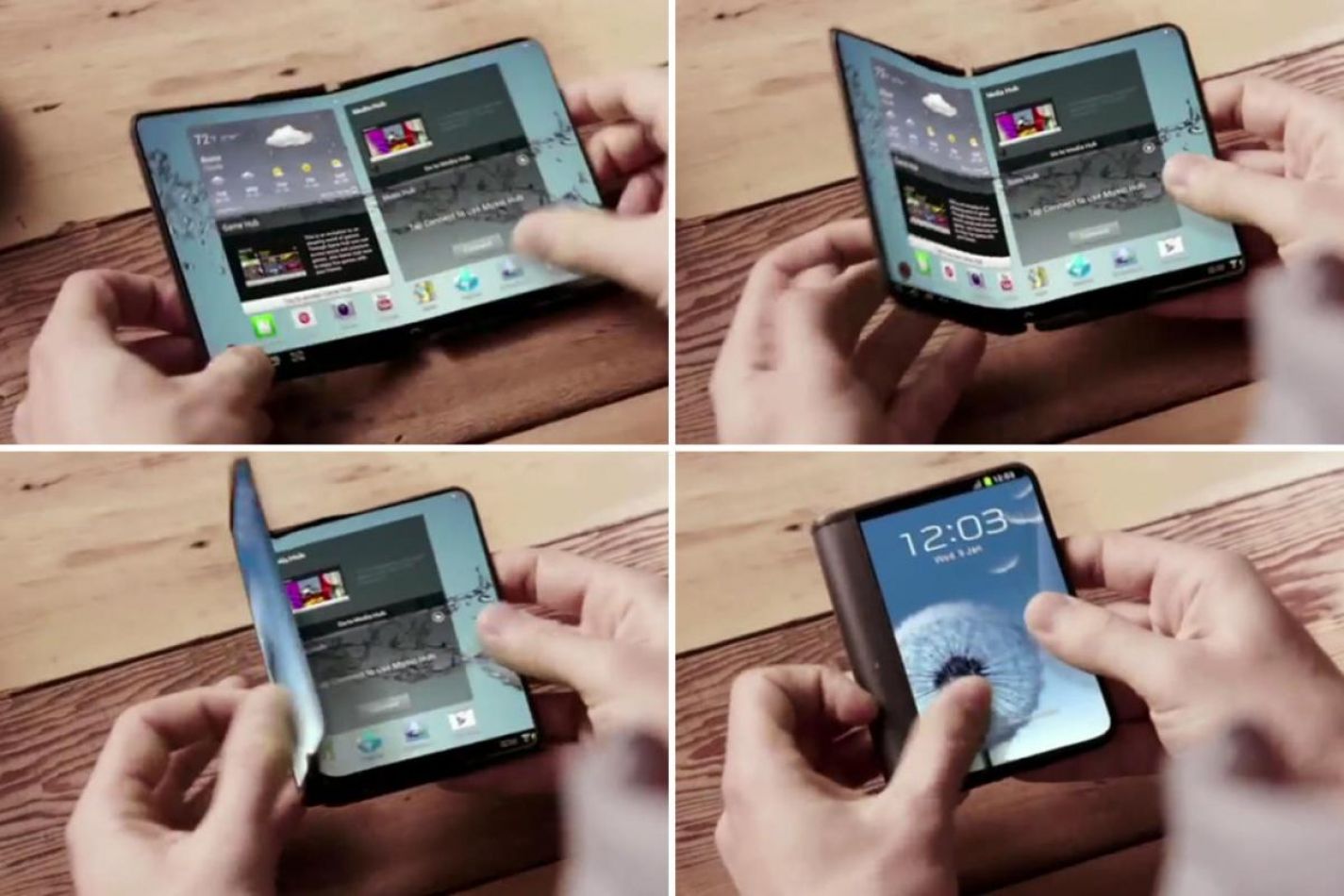 Samsung lanzaría en este año smartphone plegable
