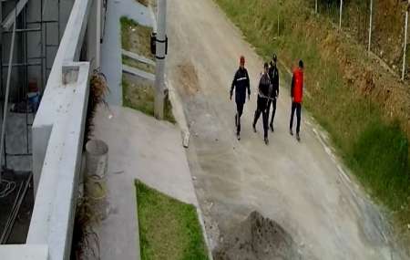 Filmaron a ladrones que intentaban escapar con un botín escondido en el cerro