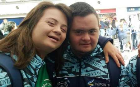 Diego llegó a Portugal, donde representará al país en el mundial de pádel adaptado