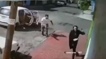 Cámaras captaron el intento de secuestro de una mujer a plena luz del día