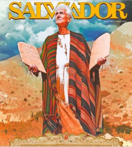 Jujuy: el candidato a gobernador del PJ, imitando a Moisés con las tablas