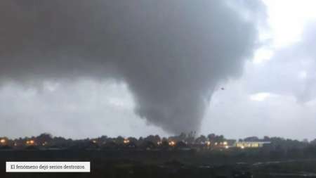 Tornado sacudió el sur de Chile: graves daños materiales y heridos