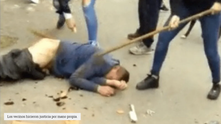 Lo acusaron de violar a una vecina, le dieron brutal paliza y lo empalaron