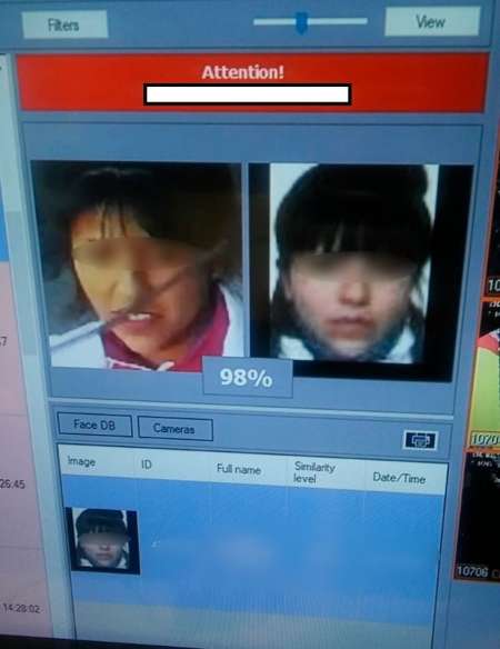 La Policía capturó a una mujer gracias a las cámaras de reconocimiento facial