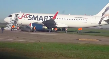 El gobernador Urtubey venía en el avión que despistó