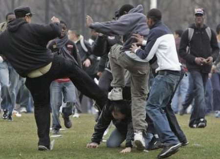 Brutal pelea con heridos en partido de fútbol infantil