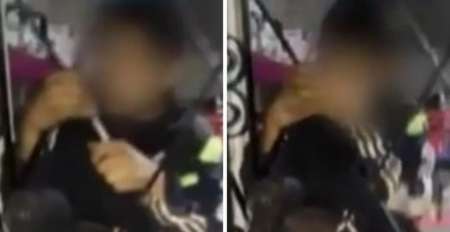 Ladroncito fue a robar una despensa pero terminó atrapado en una reja