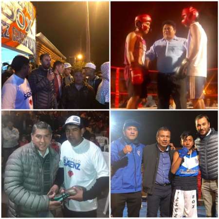 La escuela municipal de boxeo de barrio Vélez Sarsfield festejó su 4° aniversario
