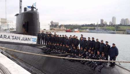 ARA San Juan: Todos juntos, la última foto de la tripulación completa del submarino