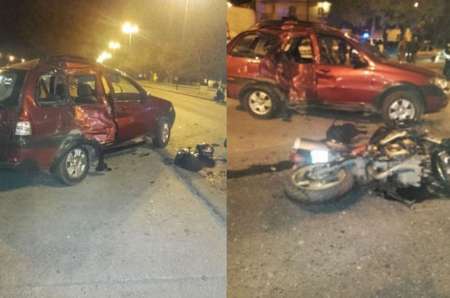 Murió un motociclista al impactar contra un auto en Av. Tavella