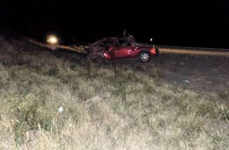 Dos niños murieron tras volcar un vehículo sobre ruta nacional 34