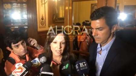 Rueda de prensa de la ministra de desarrollo social de Nación junto a Urtubey