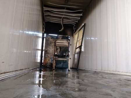 Bronca y dolor por el incendio intencional de una escuela