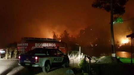 Incendio forestal en Córdoba: medio centenar de evacuados