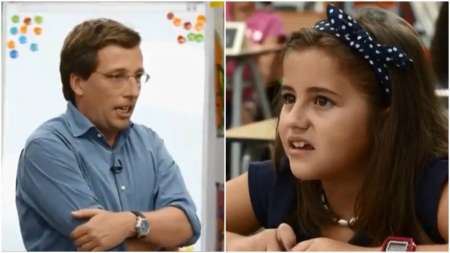 Almeida deja atónitos a unos niños al decir que donaría antes a Notre Dame que al Amazonas