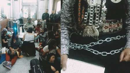 En defensa de su territorio: mujeres originarias ocuparon el Ministerio del Interior