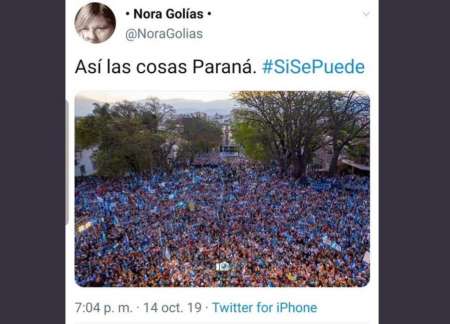 Macristas confundieron Paraná con Salta: "Pero si no tiene cerros"