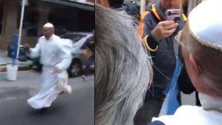 [HAY VIDEO] "Francisco" corrió detrás de Alberto y logró una selfie: "Yo te banco"