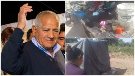 Viven en una pieza de plástico y el intendente no quiere ayudarlos: la otra cara de J.V González