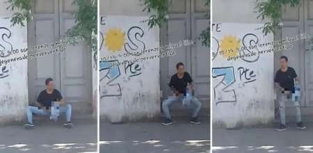 Norteño asqueroso se masturbó en público y acabó escrachado