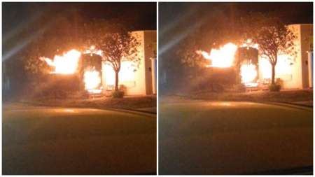 Salteño denunció que se le prendió fuego el carro sanguchero y ningún bombero quiso auxiliarlo