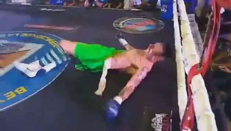 Video: mirá el KO que sufrió Migliore, el ex arquero de Boca