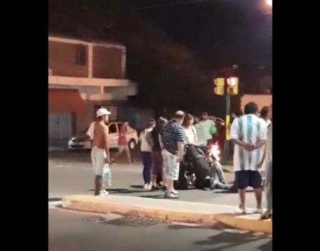 Hincha de Central se cayó de un camión y se golpeó la cabeza