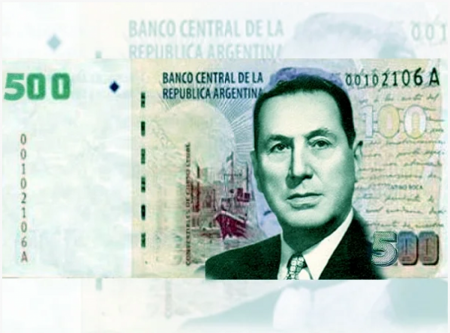 Nuevos cambios: ¿Perón reemplazará al yaguareté en el billete de 500 pesos?