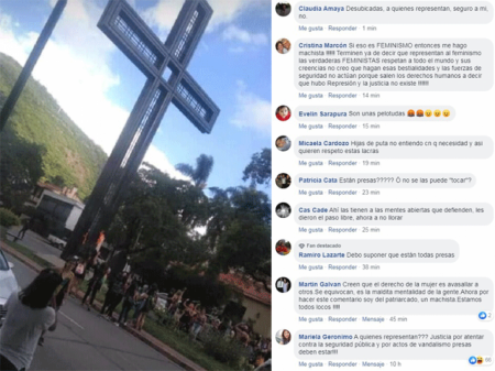 Fuerte repudio de salteños al atentado contra la cruz del Paseo Güemes