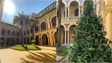 ¡Se llevaron hasta los adornos del árbol de Navidad! Así quedó la Casa Rosada [FOTOS]