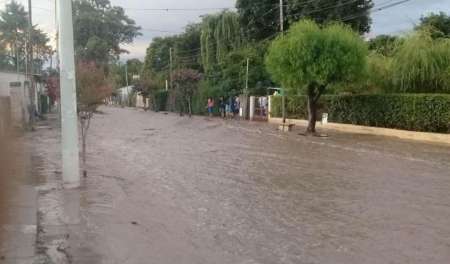 El temporal dejó aislado a La Merced