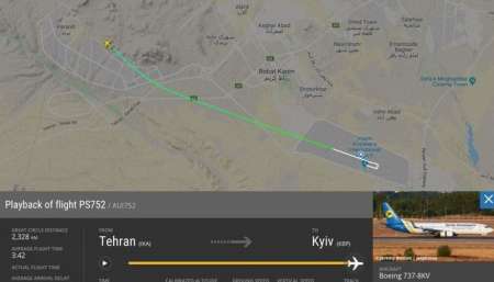 Un avión con 180 pasajeros se estrelló cerca del aeropuerto de Teherán