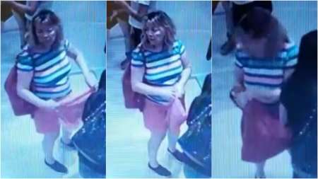 [HAY FOTOS] Entró a probarse ropa y se terminó robando varias prendas