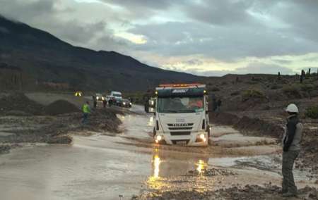 Corte total en ruta nacional 51 tras las precipitaciones de las últimas horas