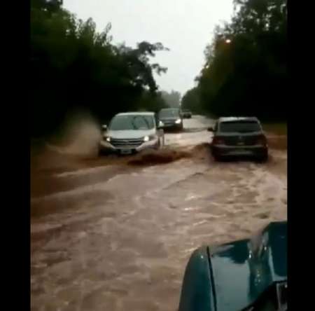 Intensas lluvias dejan ruta nacional 68 complicada desde Osma hacia Salta