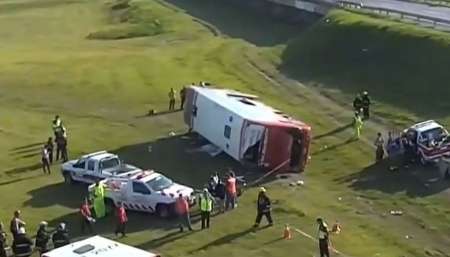 Otro vuelco fatal: Sucedió en la Ruta 2 y hay dos muertos y al menos 13 heridos