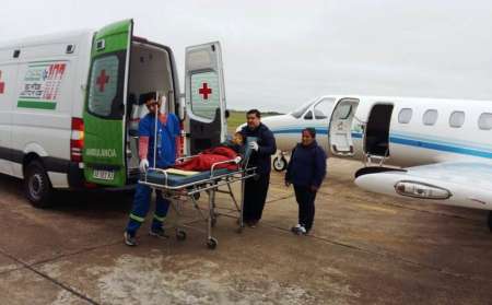 En la primera quincena del mes hubo 18 traslados sanitarios aéreos