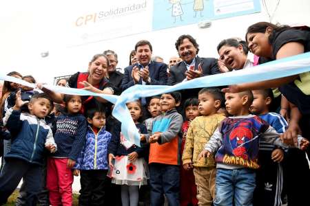 Sáenz: "Habilitamos el Centro de Primera Infancia de Solidaridad donde más de 80 chicos podrán formarse para tener un futuro mejor"